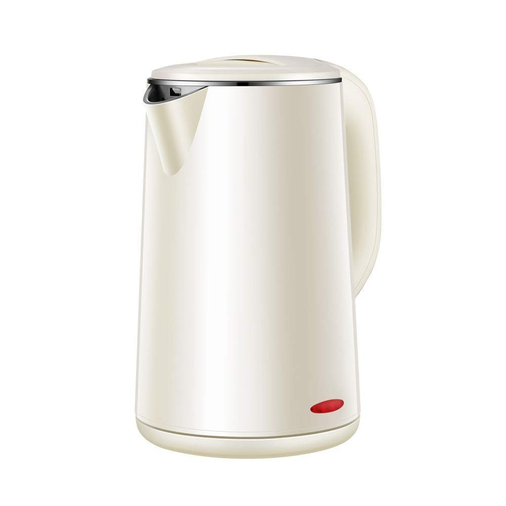 Bouilloire électrique en acier inoxydable 1.8L avec isolation et arrêt auto
