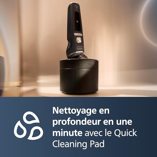 Rasoir électrique PHILIPS Series 9000 Prestige Technologie SkinIQ Autonomie 60 min - vue 8