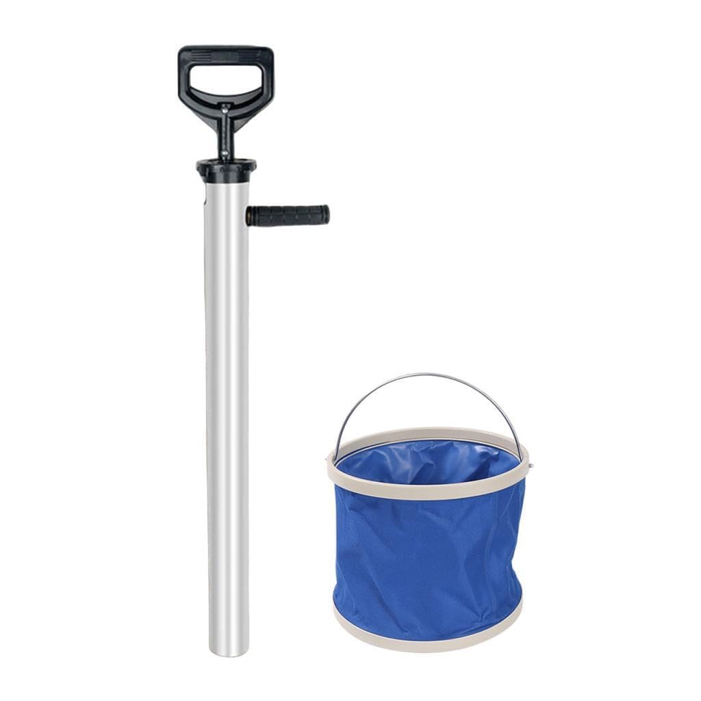 Herramienta práctica para la Captura de mariscos, Bomba de camarones Duradera, de Acero Inoxidable, para en Exteriores y Limpieza, Extractor de, Negro Plata, 92 centímetros