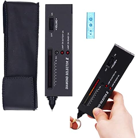 NIUPIKA Diamond Tester Pen High Accuracy Professional Jewelry Diamond Selector II Testing Diamond Gems Tool Cover