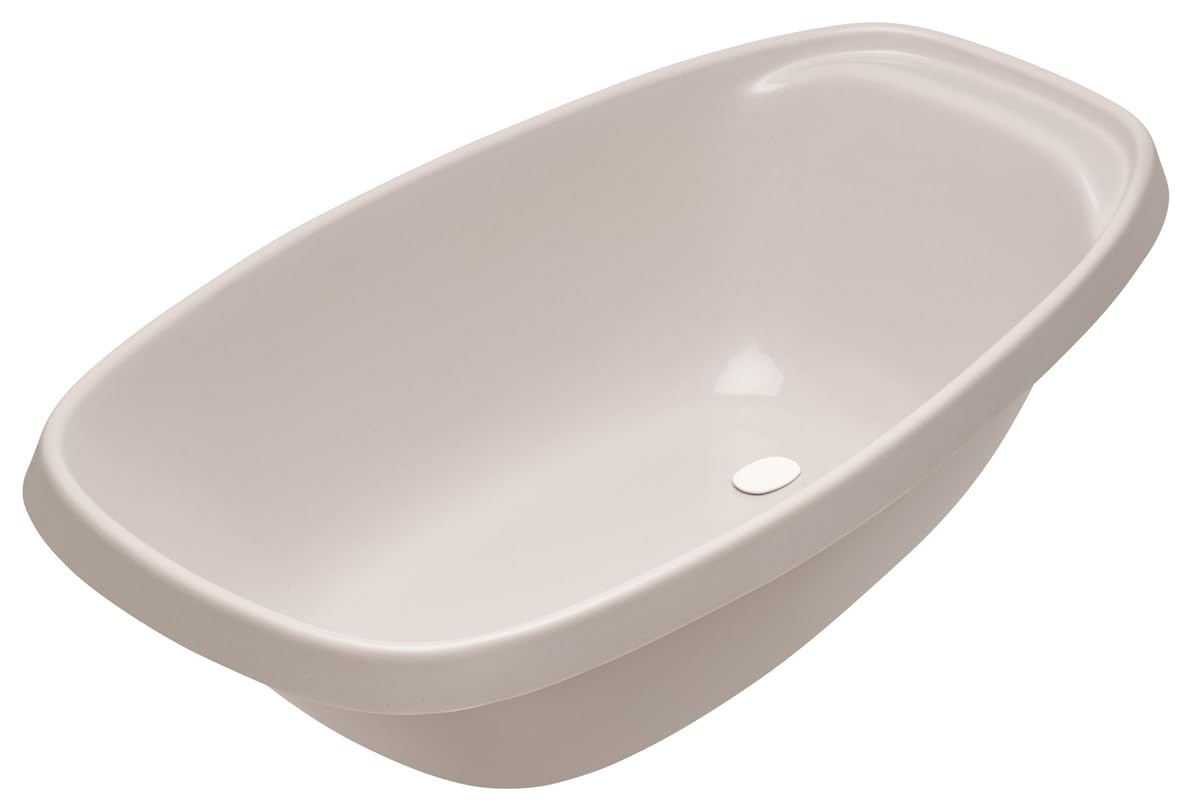 Orthex Wanna 50 l z wtyczką, szara, do kąpieli dla niemowląt, nie zawiera BPA, 10-letnia, dł. 90 x szer. 47 x wys. 24 cm