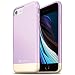 iPhone 7 Case, Vena [iSlide][Two-Tone] Dock-Friendly Slim Fit Hard Case Cover for Apple iPhone 7 (4.7"-inch) (Lavender/Champagne Gold)