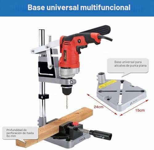 Miniatura 7 de Soporte Para Taladro De Columna, Banco De Trabajo Universal Para Taladro Eléctrico Multifuncional Para Taladros Eléctricos Herramienta De Molde