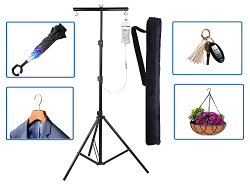 Image of PHOTOMAX Hospital IV Drip Glucose Saline Stand for Multipurpose Adjustable drip Stand with Carry Bag IV Drip Stand for Home, Clinic, Hospital