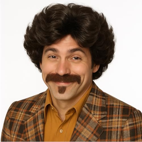 Studio Studs© Big John Wig, Moustache and Soul Patch