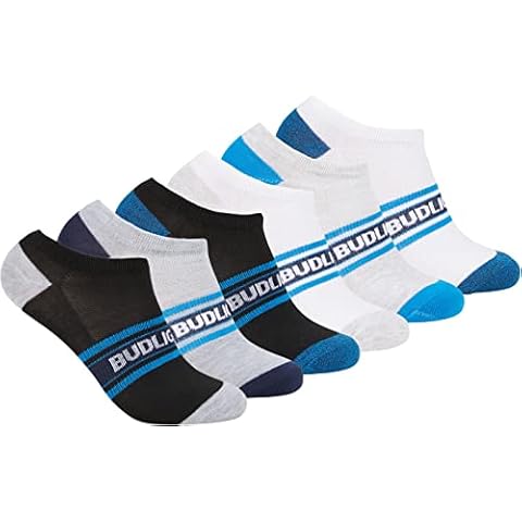 Bud Light Womens 6 Pair Pack Athletic No Show Cushion Socks - One Size Fits All Multi Cover