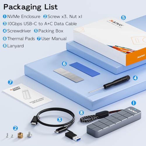 MAIWO M.2 NVMe SSD Enclosure USB3.2 GEN2 10Gbps の商品画像 6