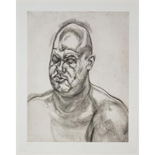 Toile Lucian Freud Grande tête de qualité supérieure ARTICULOZY