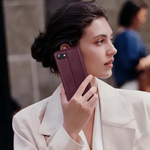 Coque iPhone 16e étui flip case chic en cuir premium anti-rayures