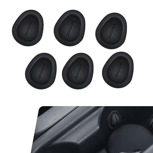 Limitadores para portavasos de auto de silicona, 6 piezas