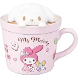 サンリオ (sanrio) 「 ラテアート マイメロディ 」 立体 蓋付き マグカップ 約230ml 約12×13cm キャラクターズ 食器 マイメロ グッズ 雑貨 ピンク san4551-3