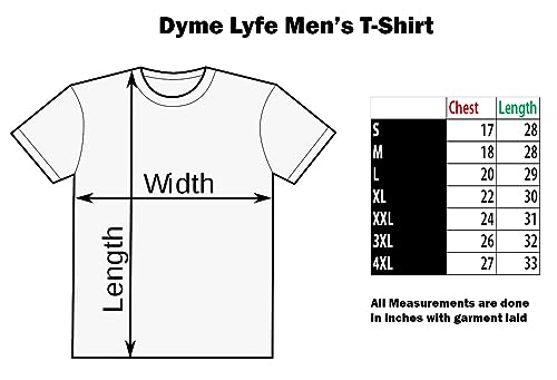 Dyme Lyfe Mens College Retro Diamond Logo T-Shirt (Alabama Black, Large)