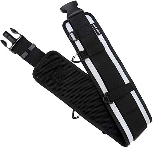 L.e.d Step Fishing Belt Built In Net Slot 4.1Inch Wide Adjustable Fishing Wader Belt For Men Fishing,Kayaking,Casting.west Bank Wading Belt #TOP5