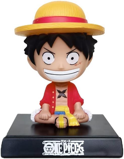 WWZ Figura de anime Bobbleheads para decoración de tablero de automóvil, soporte de teléfono, regalo de anime para hombres y niños, PVC, 4.7