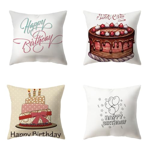 IFMDA Birthday Decorative Pillowcase