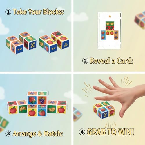 3D Fruit Match Master juego de mesa - Puzzle y estrategia miniatura 2