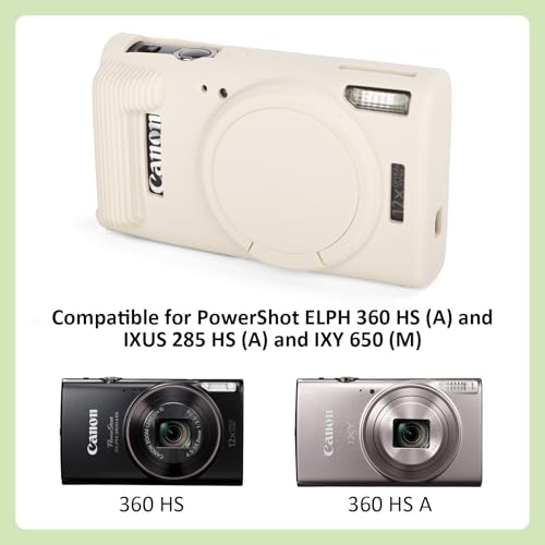 Funda de silicona para cámara Canon ELPH 360 HS/IXY 650 miniatura 2