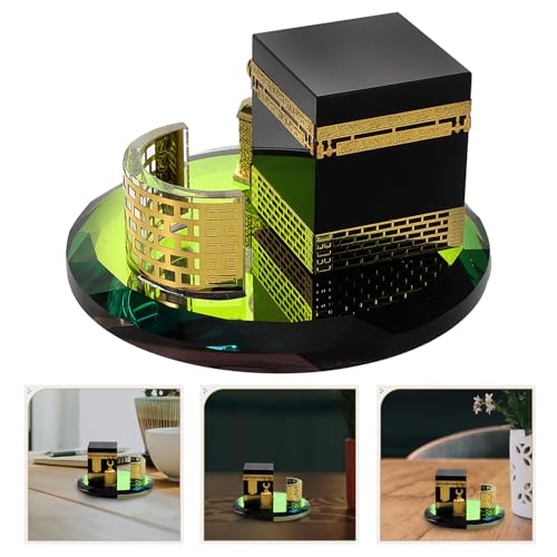 Cristal Kaaba 77mm de table de qualité artisanale