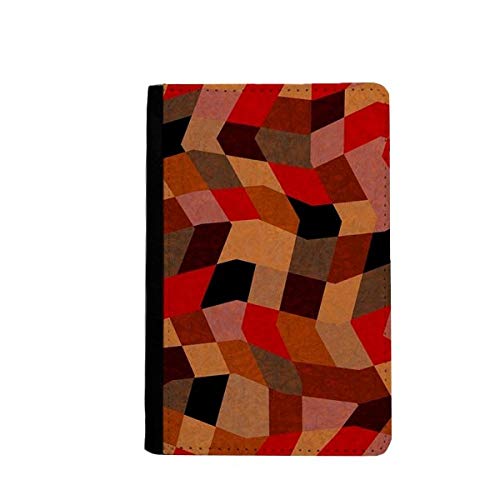 Porte-passeport voyage polygone imperméable aux motifs géométriques