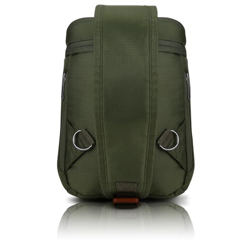 Image of uppercase Flux Sling Bag for Men & Women- Crossbody Sling Bag for Biking Travel, Outdoor Sports, Camping, Hiking | Waterproof Shoulder Bag with Adjustable Strap, Compartment and Zipper Pockets