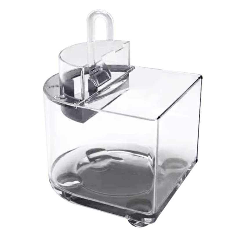 Acuario Mini Tablero de Escritorio de Tanques de Acuario for Peces pequeños Acuarios despejados Outlet de Cascada con Filtro de Bomba silencioso Algodón Pecera