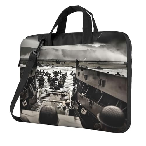 Bolso bandolera para laptop KHiry 15.6 pulgadas negro miniatura 1