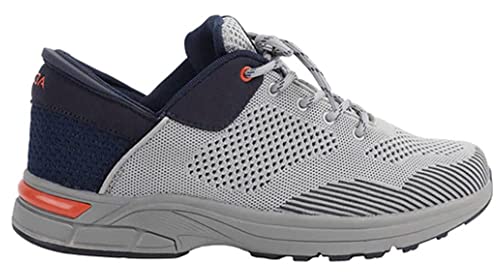 ZEBA Men's Hands Free Slip-On Walking Shoes Steel Navy