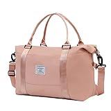Travel Duffel Bag for Women, Overnight Weekender Bag for Traveling, Waterproof Sports Tote Gym Bag,