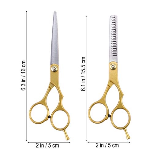 Tesoura de corte de cabelo Beaupretty Ferramenta de modelagem de cabelo Tesoura de corte de aço inox