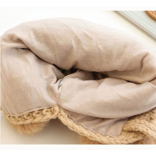 Baby Hats Toddler Hat Kids Boys Girls Winter Cotton Lined Skiing Winter Caps With Warm Ear Flap Outdoors Cap (Color : Pink, Size : 3-36 Months) #TOP3