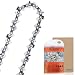 Savior Chainsaw Chain for 18 Inch Bar, 72 Drive Links, .058" Gauge, .325" Pitch, Low-Kickback Chains Compatible with Husqvarna, Makita, Dolmar and More