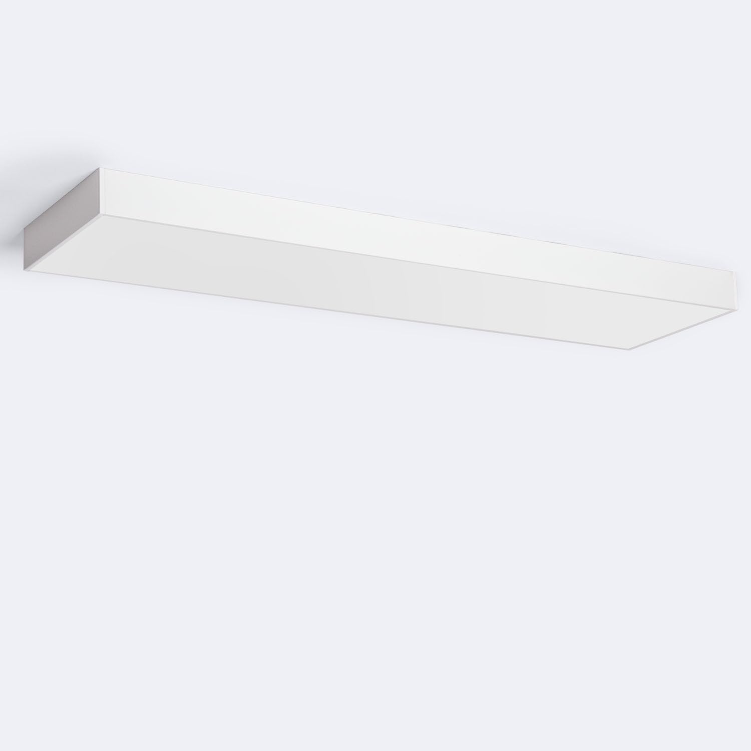 Cadre Encastré Pour Panneaux LED 120x30 Cm - Aluminium - Blanc - IP20 - Installation Intérieure Facile