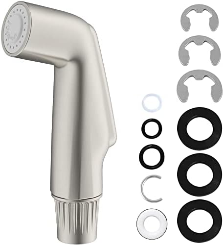Kitchen Sink Side Sprayer Replacement Sink Sprayer Attachment for Faucet, Pull Out Kitchen Sink Faucet Sprayer Head - Brushed Nickel