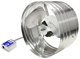 Master Flow GAF 1600 CFM Power Gable Mount Fan: Easy Installation & Efficient Exhaust Ventillation|High Airflow Capacity for attic spaces upto 3000 sq. ft.