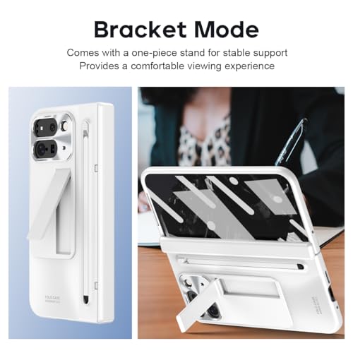 Coque Google Pixel 9 Pro Fold en PC rigide blanc haute résistance - 4