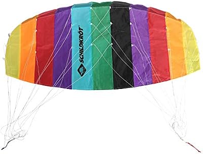 Schildkröt Cometa Deportivo Dual Line 1.3 | Cometa de 2 Cuerdas para Niños y Adultos | Incluye Bobinadora y Cordones 2×25m | para Viento Beaufort 3–6 | Multicolor