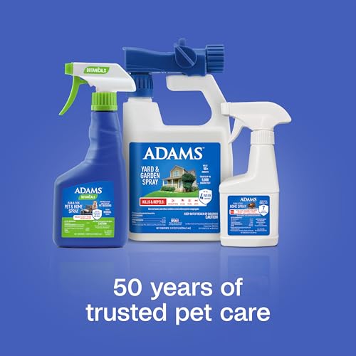 Image of Adams Flea & Tick Home Spray for Indoor House Treatment, Tick and Flea Spray for Home, Carpet, Furniture & Pet Bedding, Controls Bed Bugs, Cockroaches, Spiders & Mosquitoes, 8 Ounces (Pack of 12)