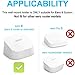 Outlet Wall Mount Only for eero 6 & 6+ mesh Wi-Fi System (NOT for Pro 6/Pro 6E), No Messy Wires & Space Saving Outlet Holder for eero Extender (1 Pack)