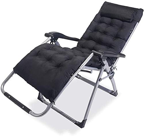 Chaise longue de jardin inclinable et transat multiposition pour balcon