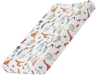 Baby Floral Diaper Changing Pad Cover Cradle Mattress Sheets, Changing Table Cover Changing Mat Cover Sheets 32''X 16'' (Cover Only, Pad Not Included)