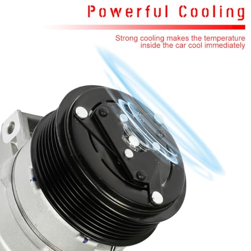Image of CCIYU AC Compressor w /Clutch for Nissan NV1500 V6 4.0L 2005-2021