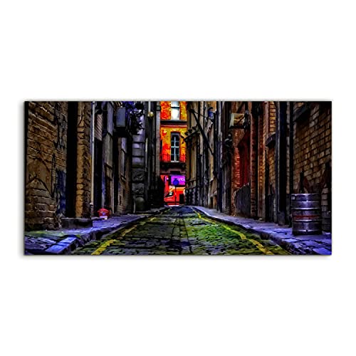 Tableau en verre trempe securite 100x50 cm anti-poussiere entretien facile salon