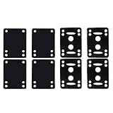Tamaño apropiado: 80 mm / 3,1 pulgadas de longitud, 57 mm / 2.2 pulgadas de ancho, adecuado para la mayoría de los patinetas