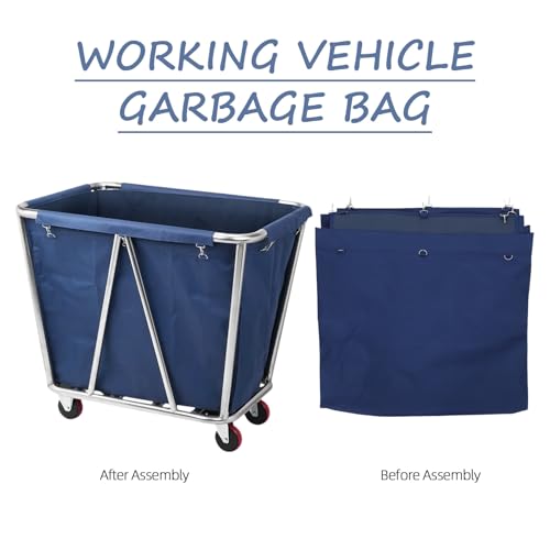 Bolsa de Ropa Sucia Impermeable para Evitar Goteos en Carrito 4