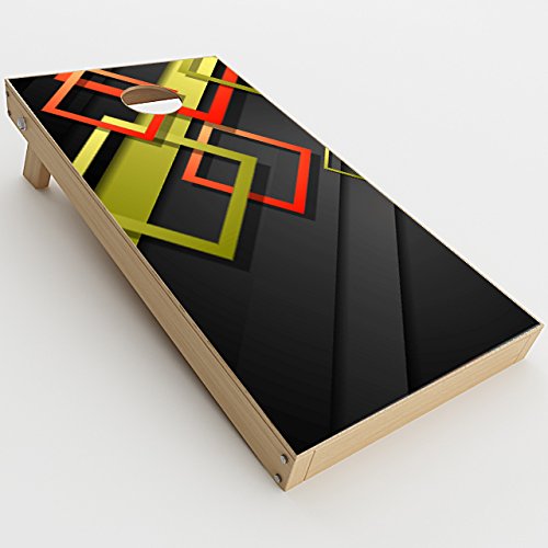Skin Decal Vinyl Wrap for Cornhole Game Board Bag Toss/Tech Abstract