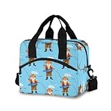 【Options de transport polyvalentes】: conçu avec une longue sangle, notre sac à déjeuner isotherme peut être porté à la main ou porté en bandoulière, offrant ainsi un confort mains libres. Convient aux personnes âgées de 6 ans et plus.