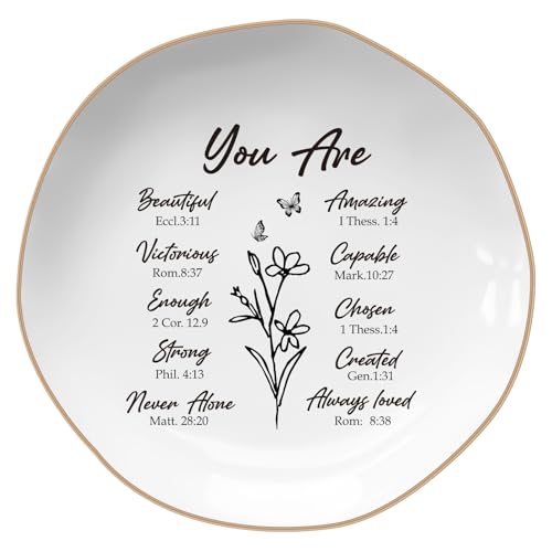 Christian Jewelry Dish - Personalized Religious Gift for Women
