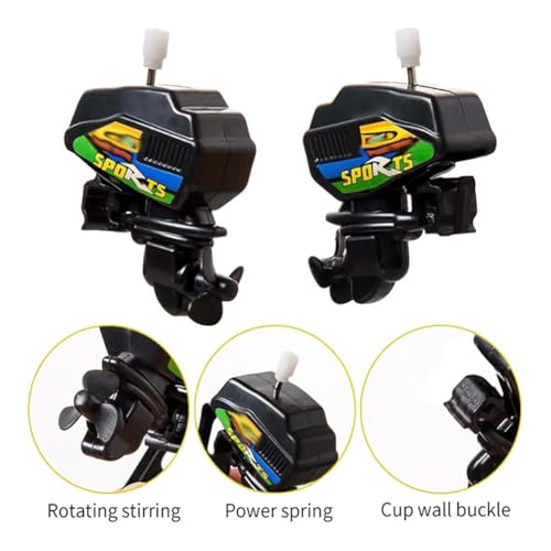 Kopinma Kaffeerührer mit Bootsmotor Design, Edelstahl-Clips für festen Halt, eindringender Propeller, Einzigartige Geschenk für Kaffeeliebhaber (5 Stück)