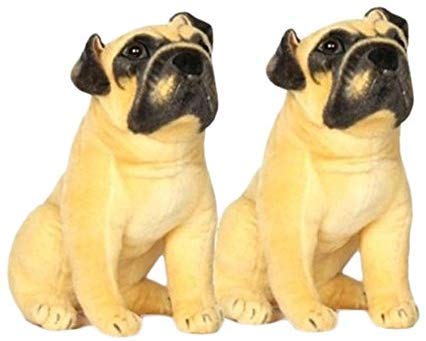 Patly Pug Dog, Beige (35 cm, Pack of 2) (B084VTXGN3) Amazon Price History, Amazon Price Tracker