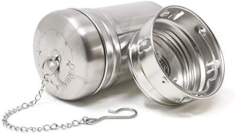 Glass Tea and Fruit Infuser Travel Bottle - BPA Free Double Wall Insulated 480ml Eco Flask - For Hot or Cold Liquids - Bonus Wooden Spoon and Neoprene Temperature Sleeve